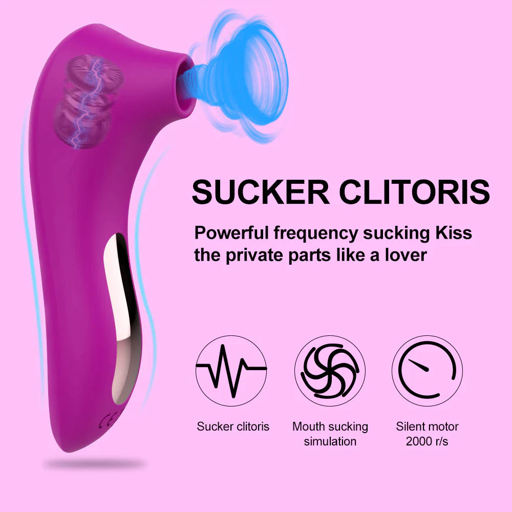 Clit Sucker Vagina Sucking Vibrator Female Clitoris Vacuum Stimulator Nipple Sex Toys for Adults 18 Women Masturbator Product